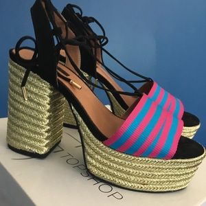 Cool 4 1/2 inch Platforms from TOPSHOP. Never worn. UK 7 - EURO 40 - US 9